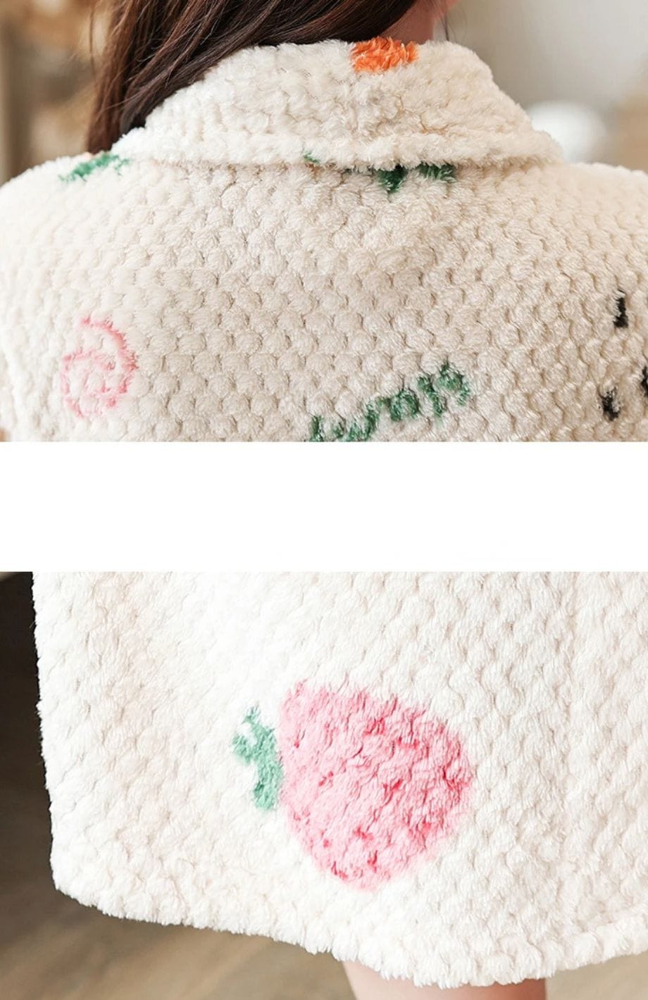 Blanc Cerise Peignoir | POLAIRE studio®