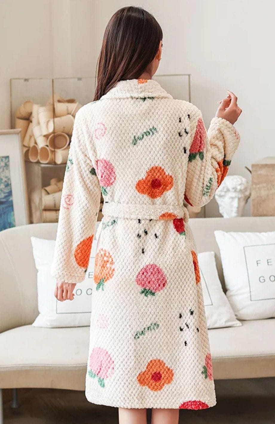 Blanc Cerise Peignoir | POLAIRE studio®