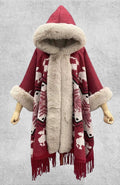 Cape Poncho Polaire Femme | Polaire Studio BORDEAUX / TAILLE UNIQUE
