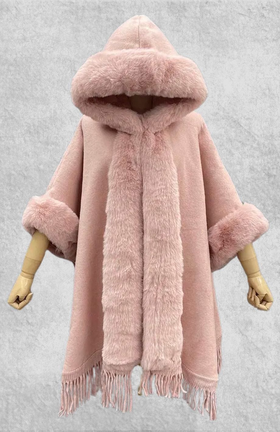 Cape Poncho Polaire Femme | Polaire Studio ROSE / TAILLE UNIQUE