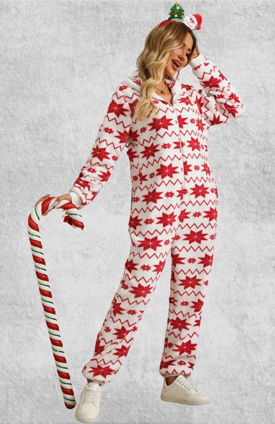 Combinaison Noel | POLAIRE studio® ROUGE / S