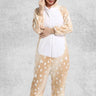 Combinaison Pyjama Femme Polaire | POLAIRE studio® BEIGE / Adulte L