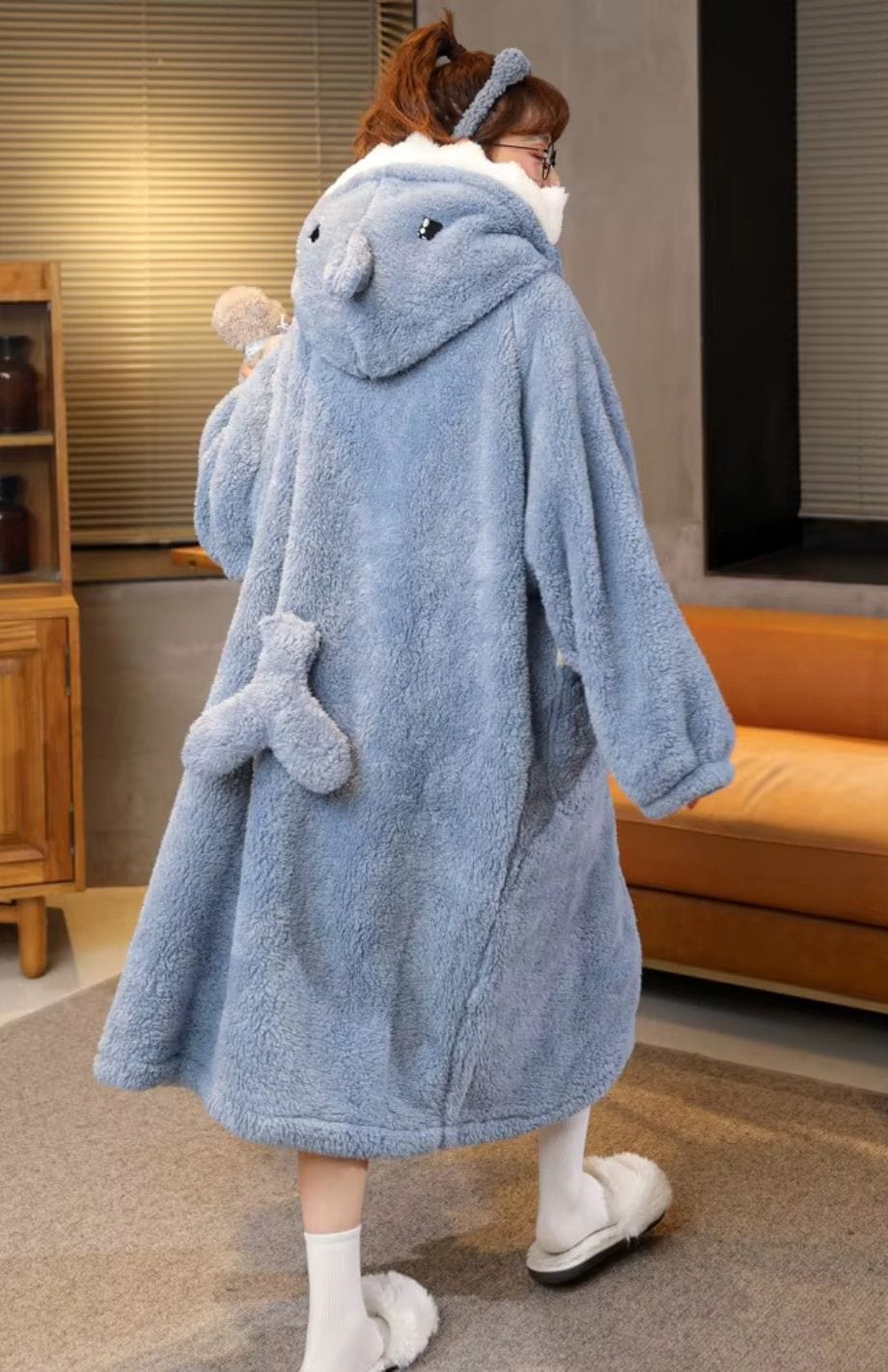 Peignoir Capuche Polaire Femme | POLAIRE studio®