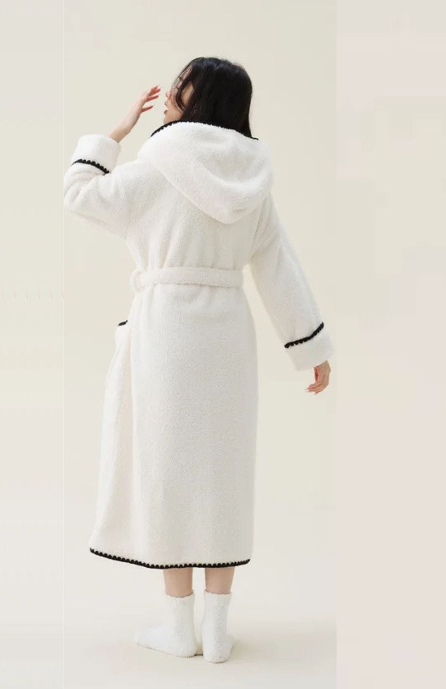 Peignoir De Bain Femme Capuche | POLAIRE studio®
