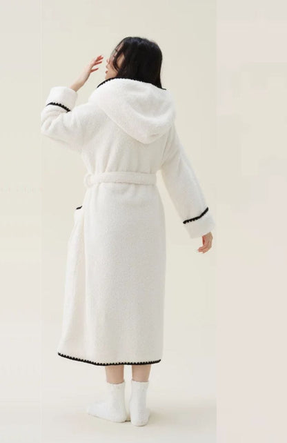Peignoir De Bain Femme Capuche | POLAIRE studio®