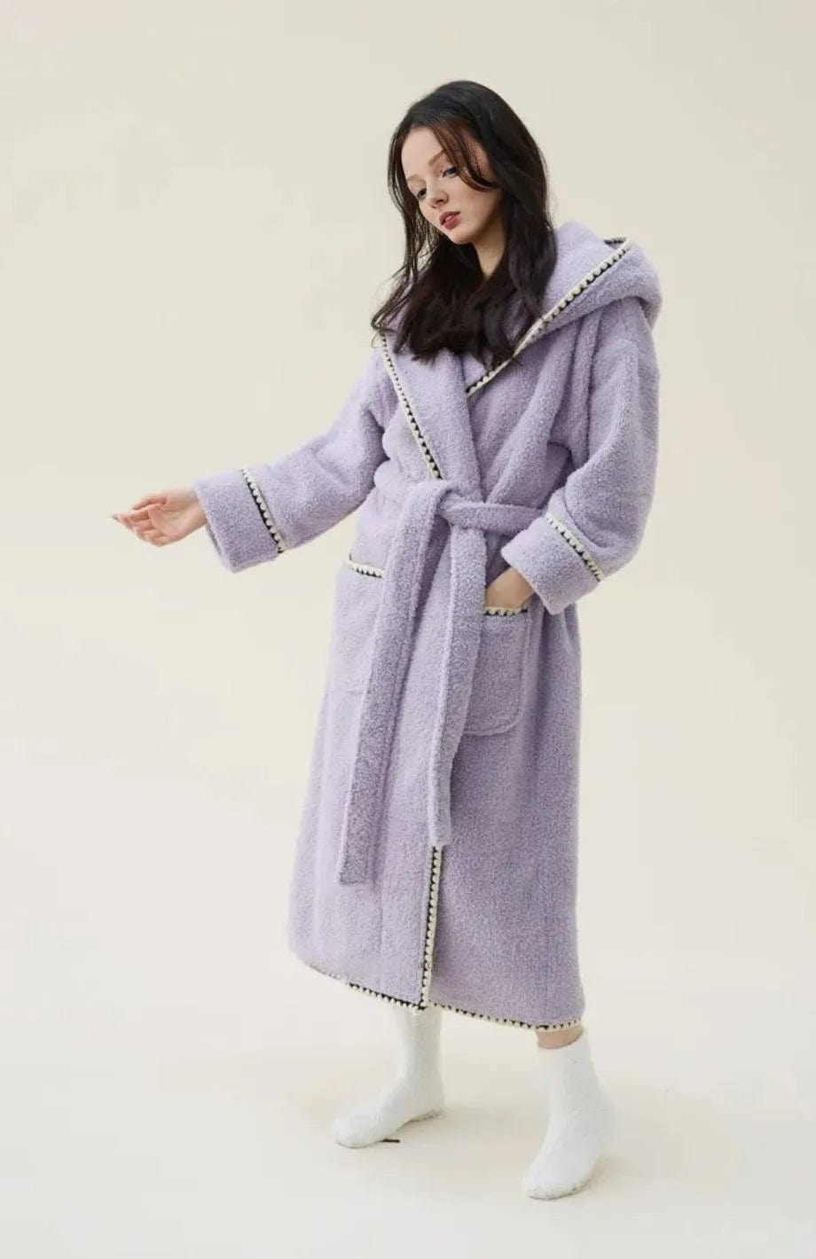 Peignoir De Bain Femme Capuche | POLAIRE studio®