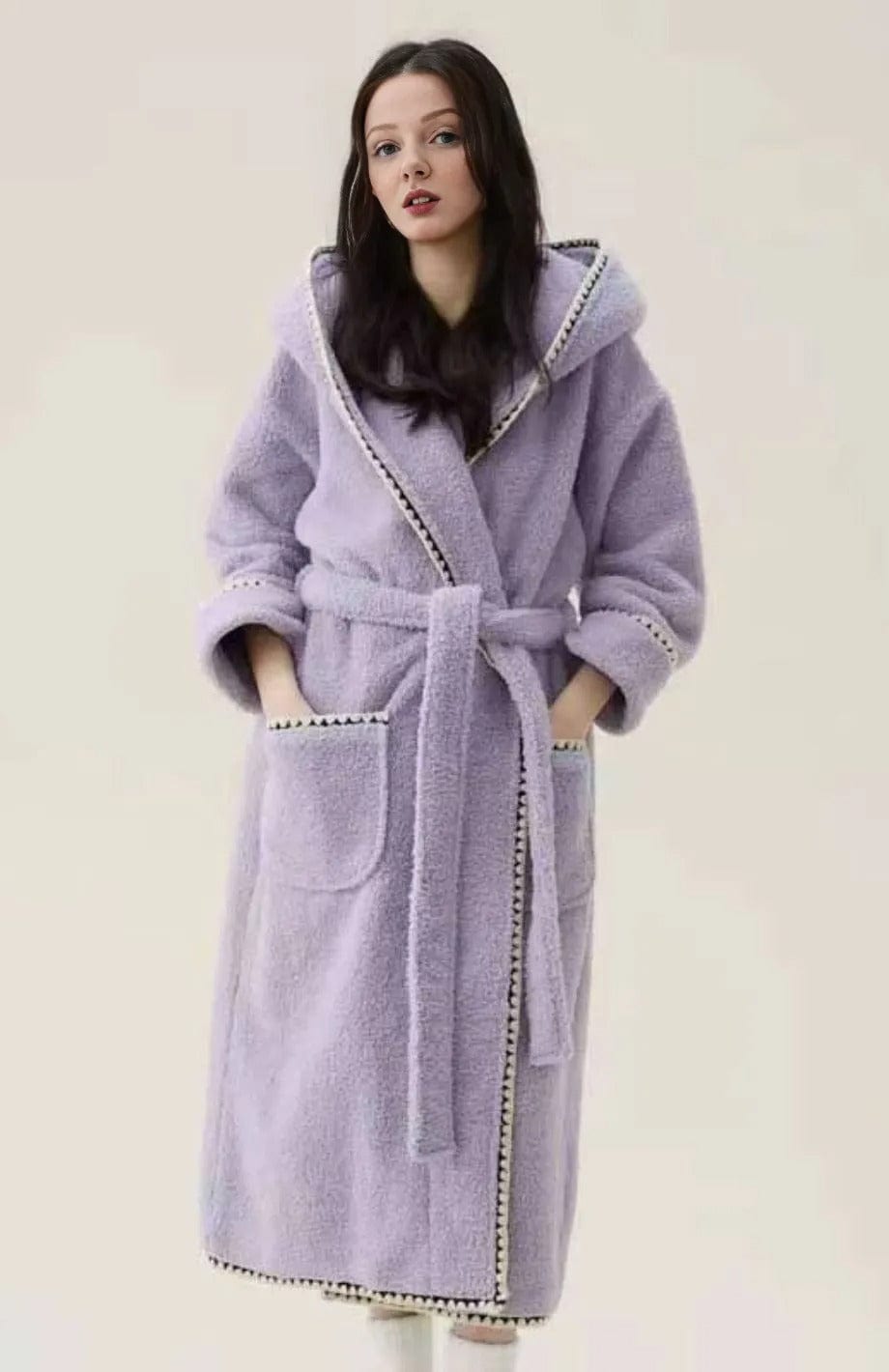 Peignoir De Bain Femme Capuche | POLAIRE studio®