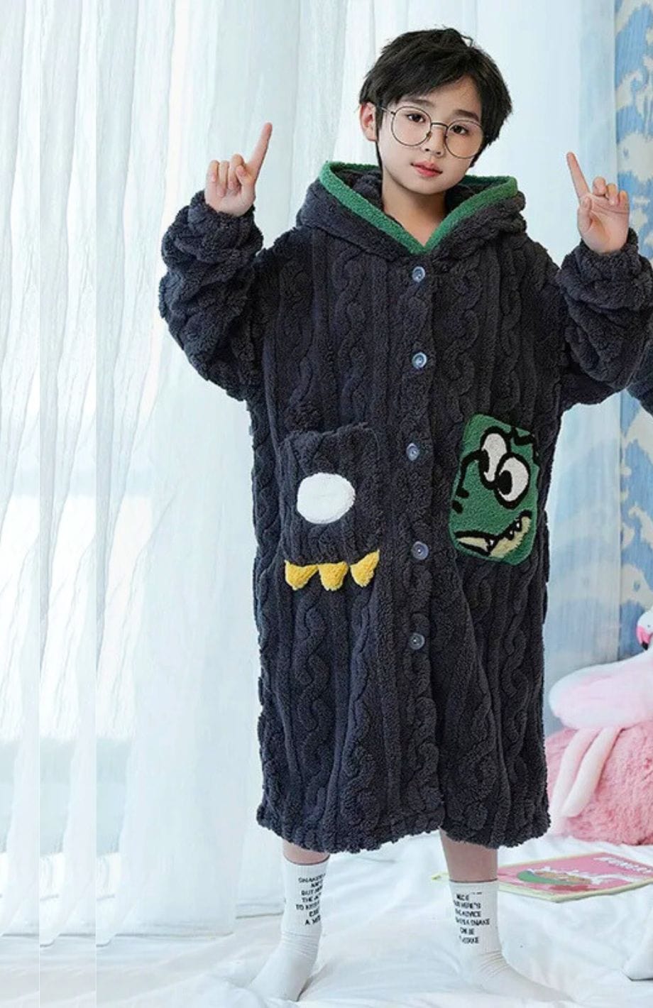 Peignoir Garçon Polaire | POLAIRE studio®