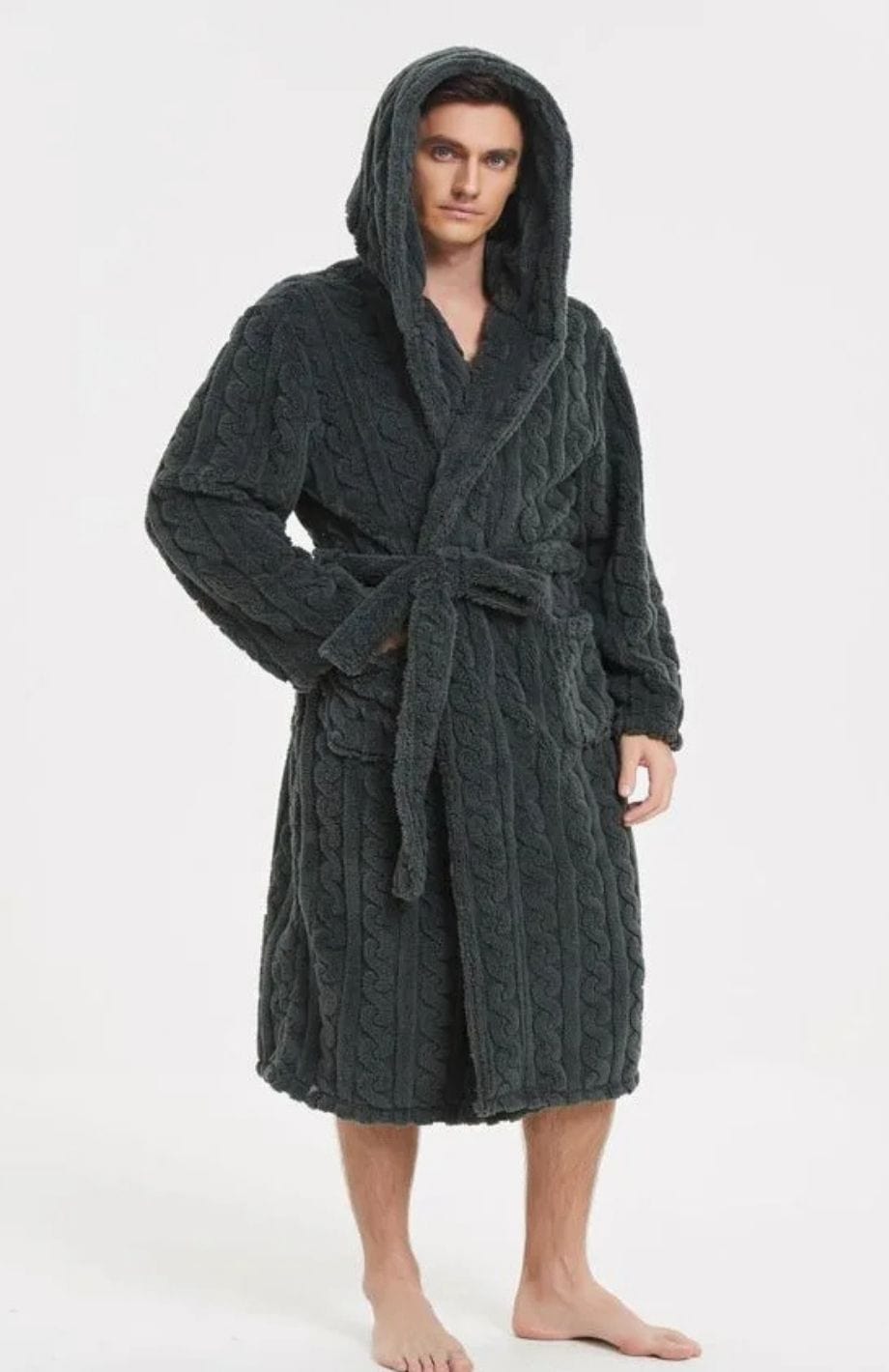 Peignoir Homme Polaire Long | POLAIRE studio®