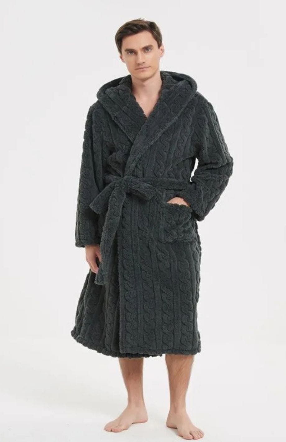 Peignoir Homme Polaire Long | POLAIRE studio®