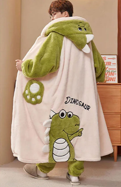 Peignoir Polaire Ado Garçon | POLAIRE studio® VERT / L