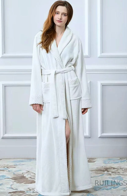 Peignoir Polaire Blanc | POLAIRE studio®