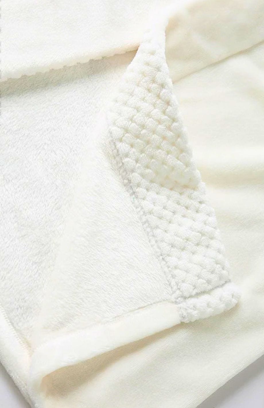 Peignoir Polaire Blanc | POLAIRE studio®