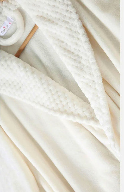 Peignoir Polaire Blanc | POLAIRE studio®