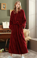 Peignoir Polaire Couple | POLAIRE studio® FEMME BORDEAUX / M  40-60KG