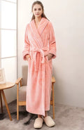 Peignoir Polaire Couple | POLAIRE studio® FEMME ROSE / M  40-60KG