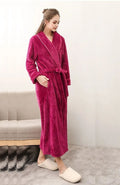 Peignoir Polaire Couple | POLAIRE studio® FEMME ROSE ROUGE / M  40-60KG