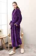 Peignoir Polaire Couple | POLAIRE studio® FEMME VIOLET / M  40-60KG