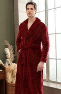 Peignoir Polaire Couple | POLAIRE studio® HOMME BORDEAUX / M  40-60KG