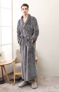 Peignoir Polaire Couple | POLAIRE studio® HOMME GRIS / M  40-60KG