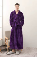 Peignoir Polaire Couple | POLAIRE studio® HOMME VIOLET / M  40-60KG