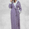 Peignoir Polaire Femme Long | Polaire Studio VIOLET / M(40-60kg)