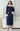 Peignoir Polaire Zippé Femme | POLAIRE studio® BLEU MARINE / XL
