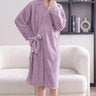 Peignoir Serviette Femme | POLAIRE studio® VIOLET / 85x140 cm
