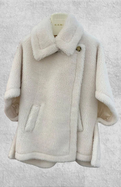 Poncho Double Polaire | Polaire Studio CRÉME / TAILLE UNIQUE