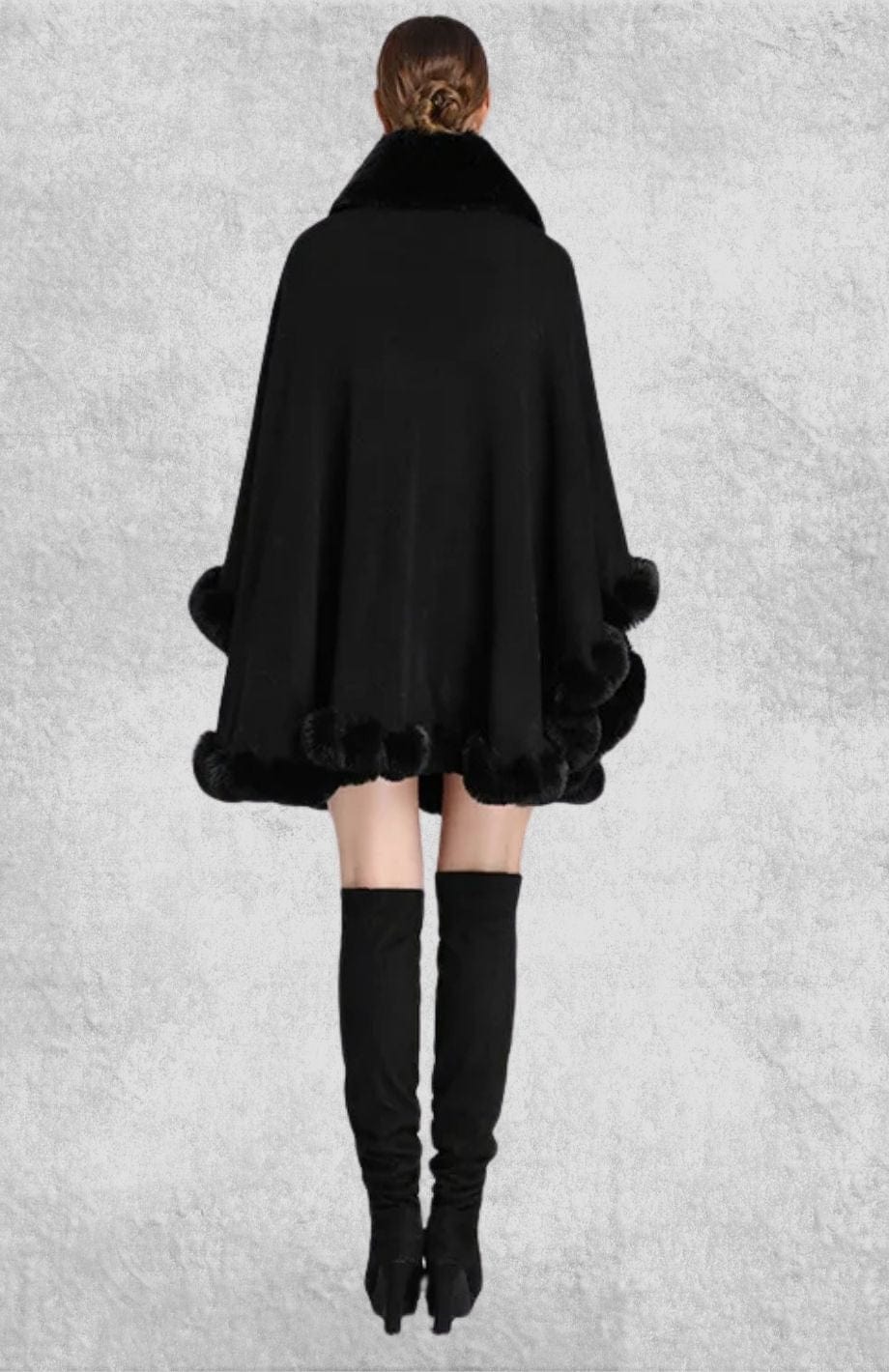 Poncho Plaid Polaire Femme | Polaire Studio