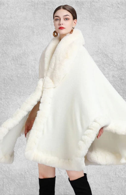 Poncho Plaid Polaire Femme | Polaire Studio