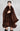 Poncho Plaid Polaire Femme | Polaire Studio CAFÉ / TAILLE UNIQUE