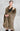 Poncho Plaid Polaire Femme | Polaire Studio KAKI / TAILLE UNIQUE