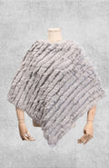 Poncho Polaire D'intérieur Femme | Plaire Studio GRIS CLAIR / 60X40 CM