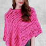 Poncho Polaire D'intérieur Femme | Plaire Studio ROSE / 60X40 CM