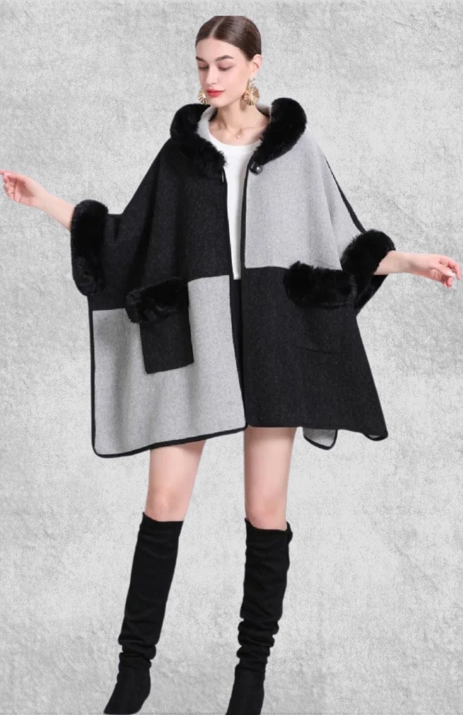 Poncho Polaire Femme | Polaire Studio