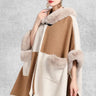 Poncho Polaire Femme | Polaire Studio CARAMEL / TAILLE UNIQUE