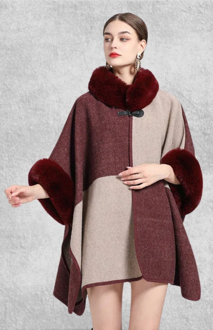 Poncho Polaire Femme | Polaire Studio MARRON / TAILLE UNIQUE