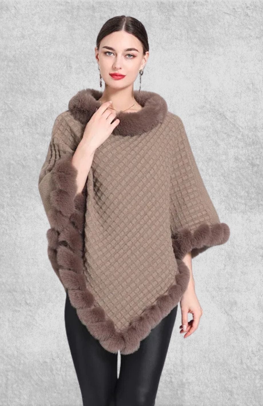 Poncho Polaire | Polaire Studio KAKI / TAILLE UNIQUE