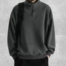 Pull Camionneur Polaire Homme | Polaire Studio GRIS FONCÉ / M  40-55KG