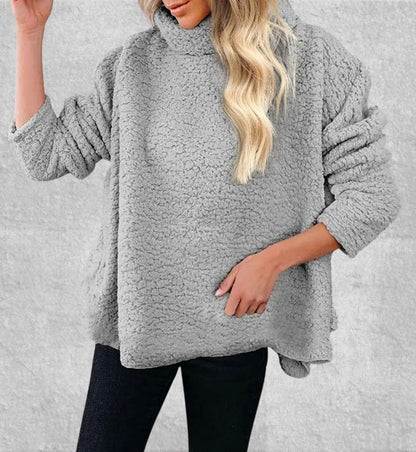Pull Col Roulé Polaire Femme | Polaire Studio GRIS / M