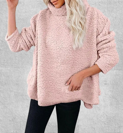 Pull Col Roulé Polaire Femme | Polaire Studio ROSE / M