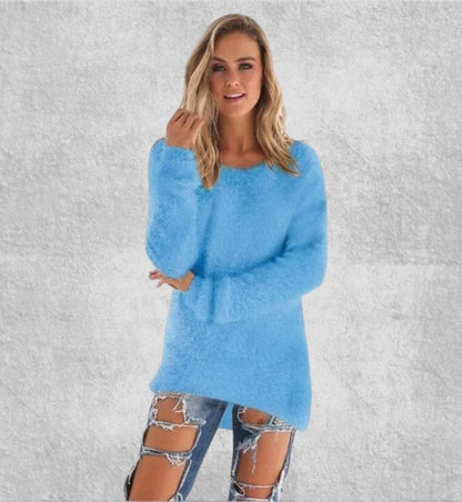 Pull Long Polaire Femme | Polaire Studio BLEU / S