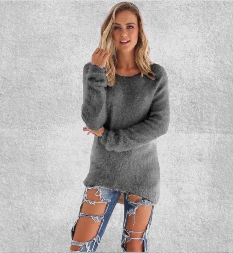 Pull Long Polaire Femme | Polaire Studio GRIS / S