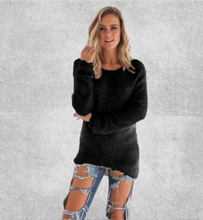 Pull Long Polaire Femme | Polaire Studio NOIR / S