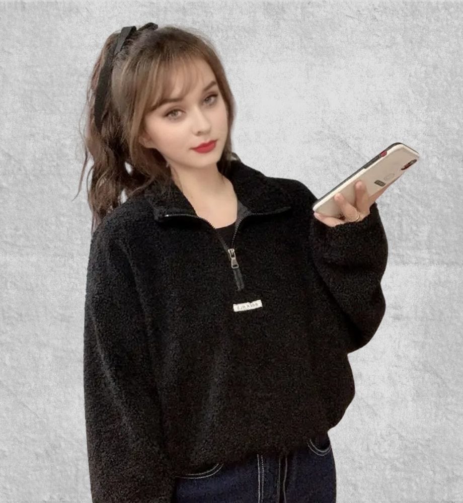 Pull Polaire Zippé Femme | Polaire Studio