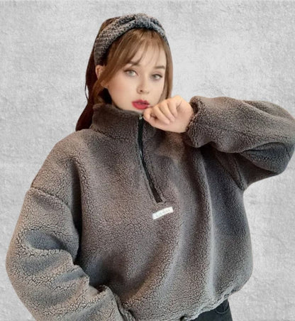 Pull Polaire Zippé Femme | Polaire Studio