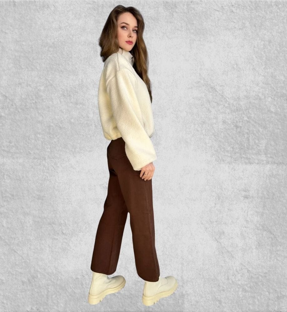 Pull Polaire Zippé Femme | Polaire Studio