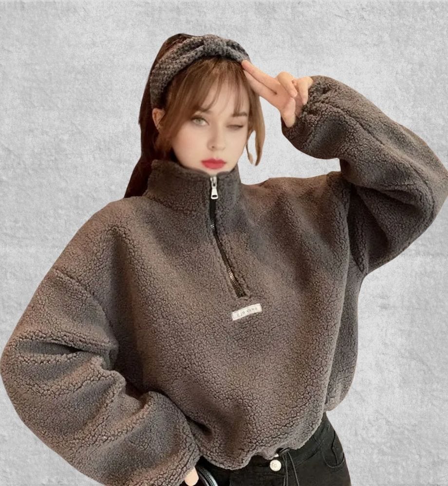 Pull Polaire Zippé Femme | Polaire Studio