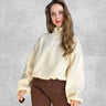 Pull Polaire Zippé Femme | Polaire Studio BLANC / M